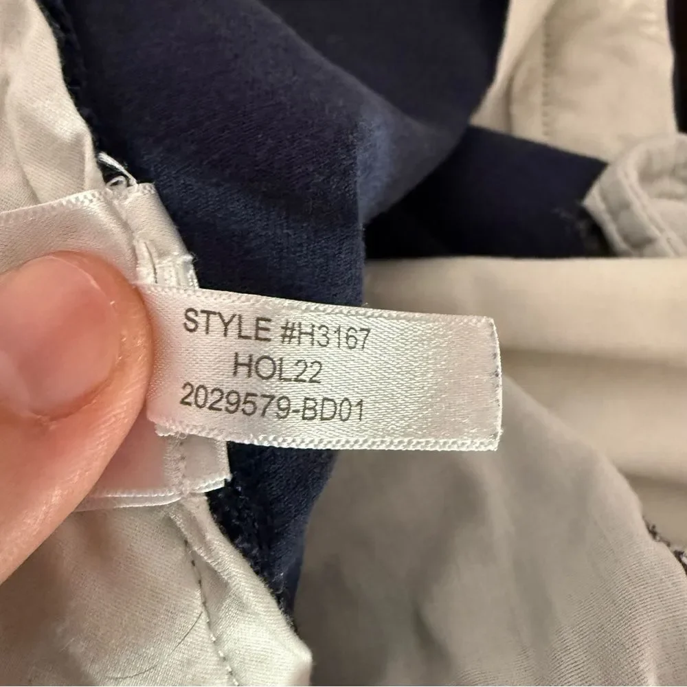 J Crew Flex Slim Fit Pants Mens Sz 33x30 Blue Chino Preppy Career Business